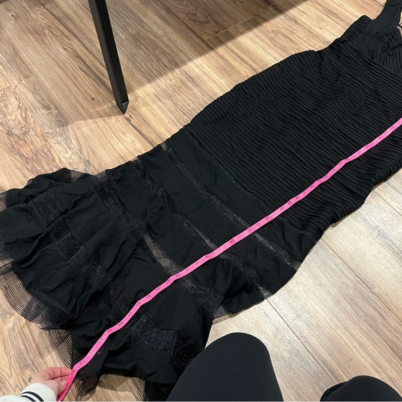 Tadashi Shoji Annika Black Long Gown Dress 6L2021L - Picture 10 of 16